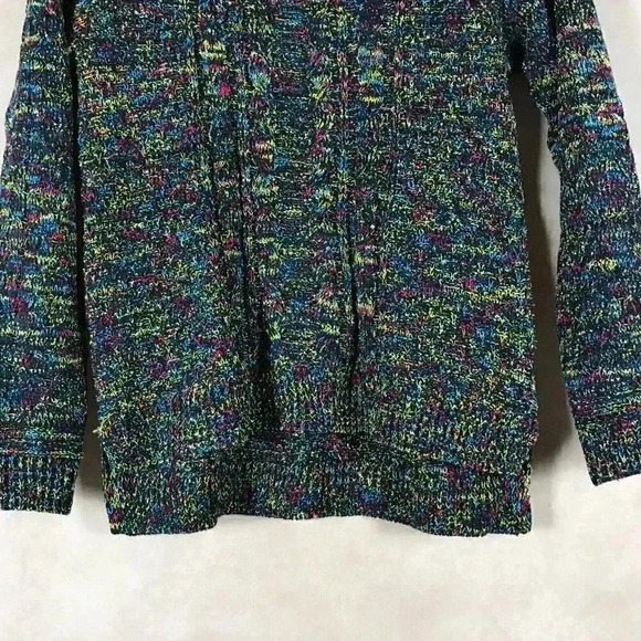 Colorful V-neck Sweater NEW size SMALL - Picture 4 of 7